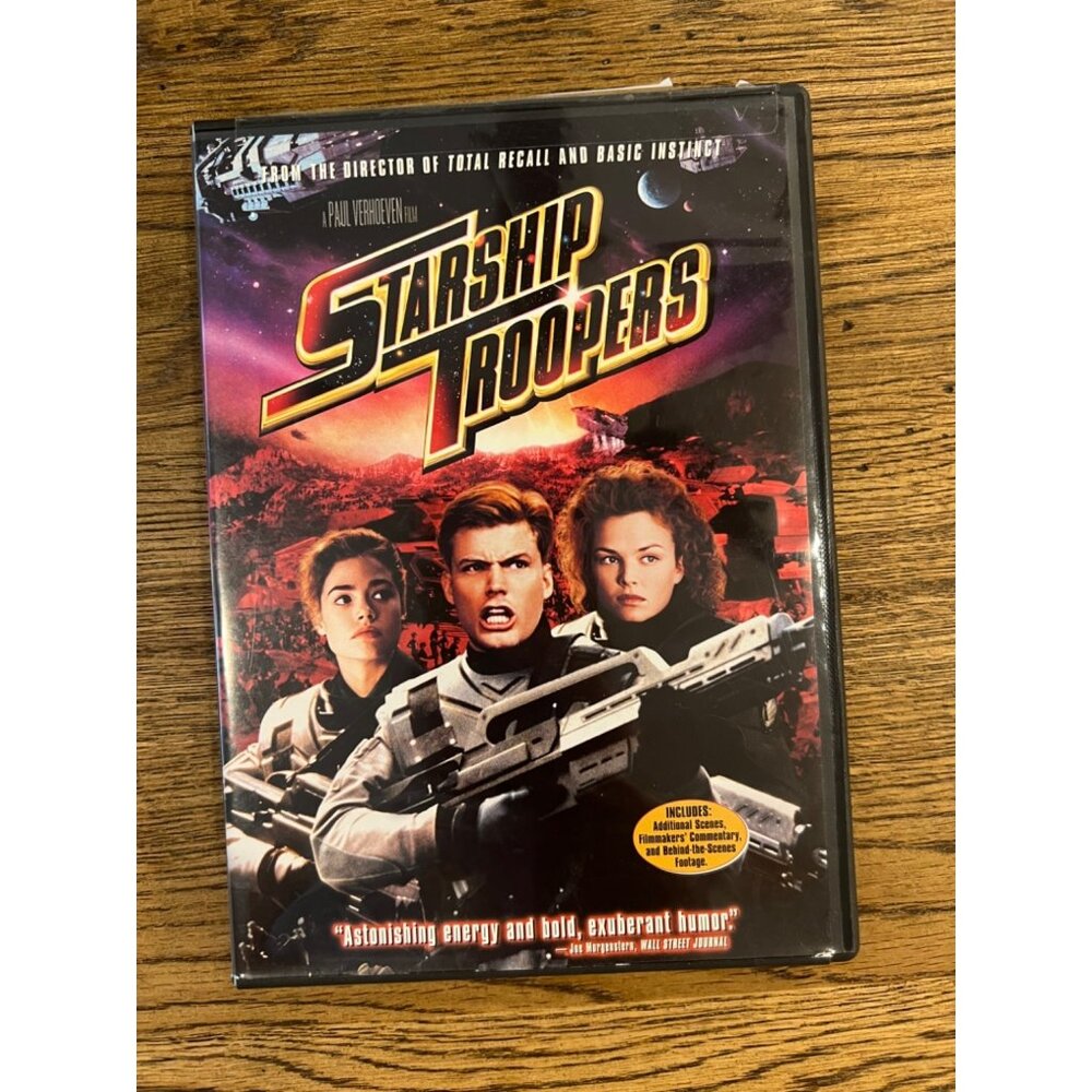 Starship Troopers DVD Widescreen 1998 Sci-Fi Action Movie Classic